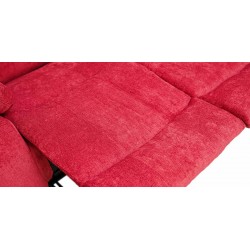 Sabella Recliner Sofa 3+2 Cranberry Col Fabric