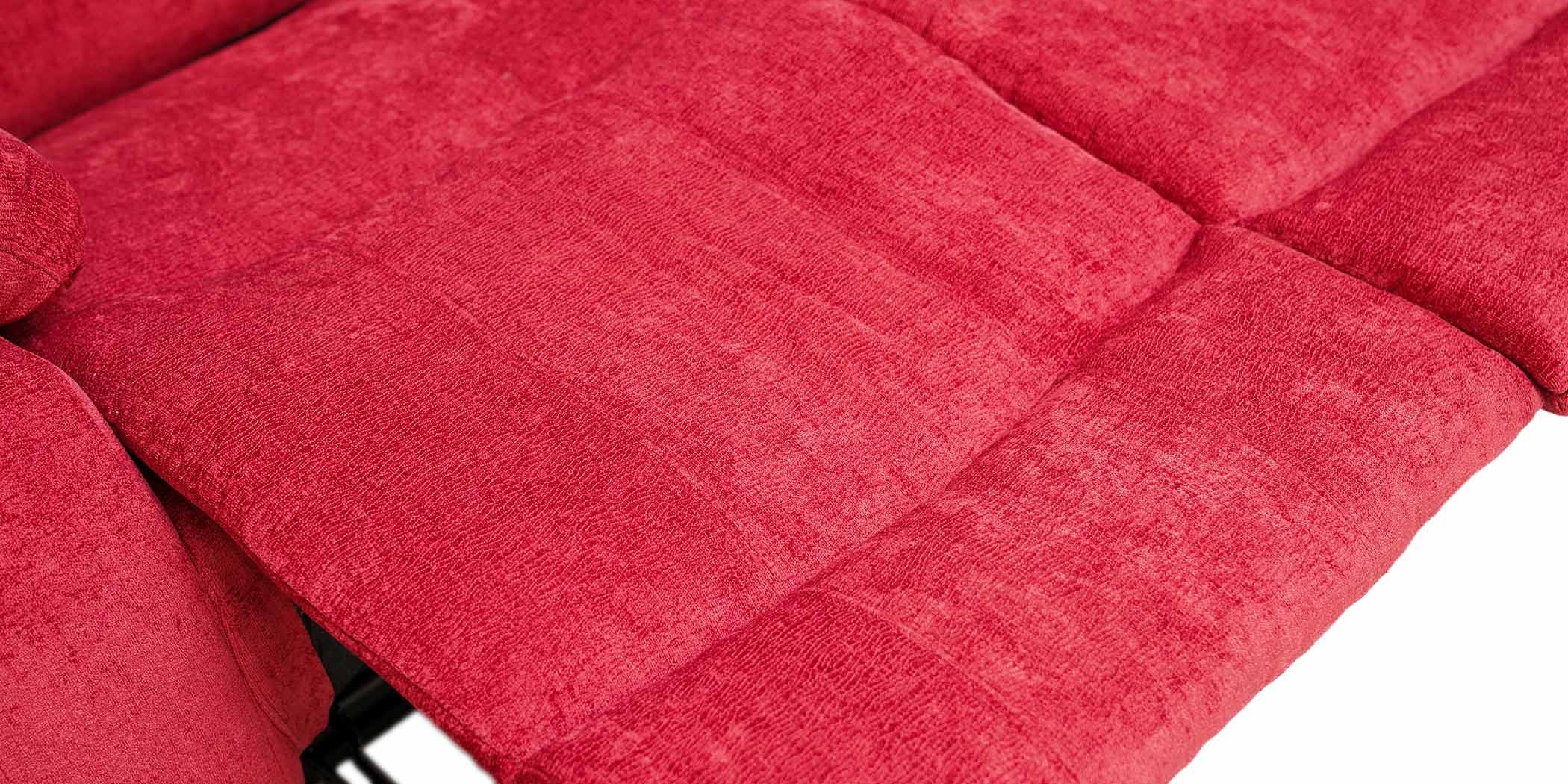 Sabella Recliner Sofa 3+2 Cranberry Col Fabric