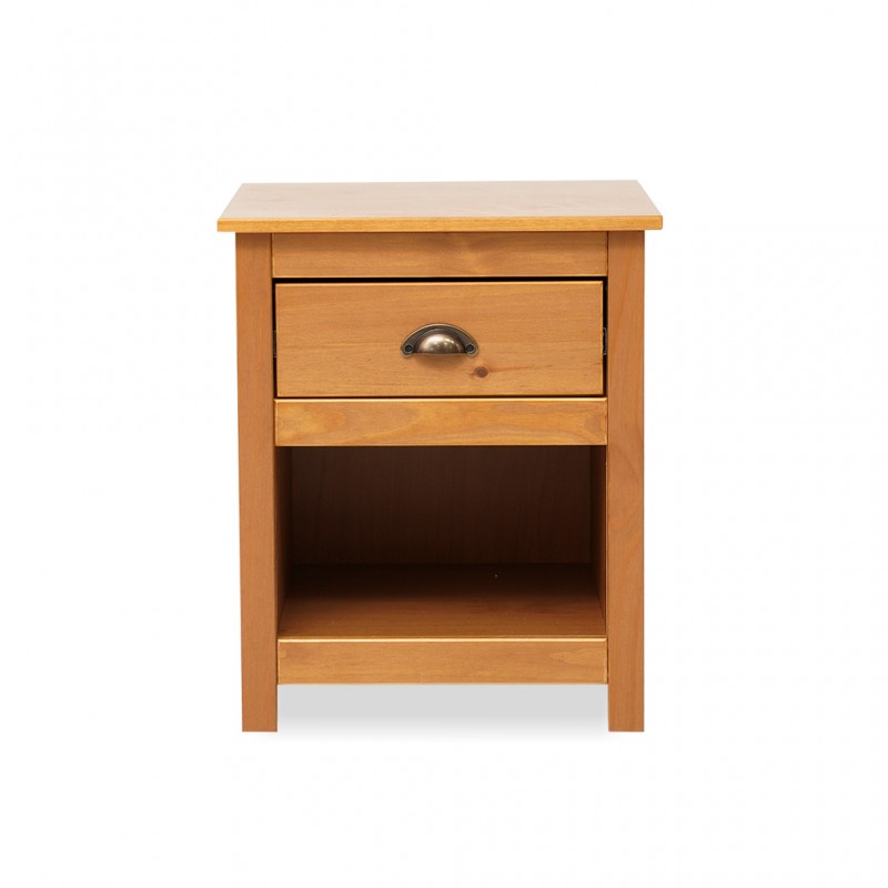 Topazio Night Table 1 Drawer Freijo/Solid Wood