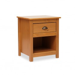 Topazio Night Table 1 Drawer Freijo/Solid Wood