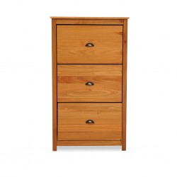 Topazio Shoe Cabinet Freijo/Solid Wood