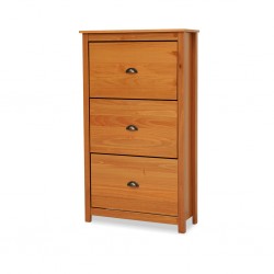 Topazio Shoe Cabinet Freijo/Solid Wood