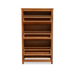 Topazio Shoe Cabinet Freijo/Solid Wood