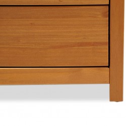 Topazio Shoe Cabinet Freijo/Solid Wood