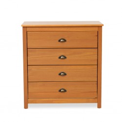 Topazio Chest 4 Drawers Freijo/Solid Wood