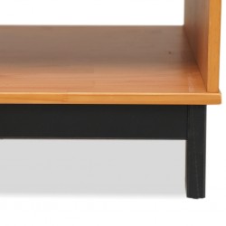 Madri Coffee Table Roble/Black/Solid Wood