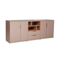 Verdana Sideboard Smorkey & Walnut