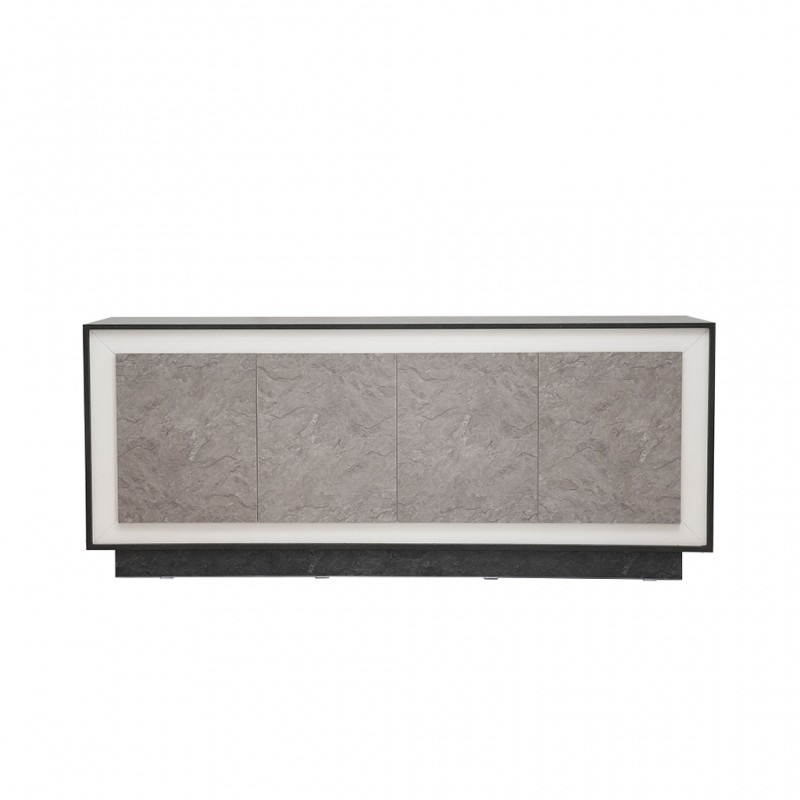 Siena Sideboard White & Bright Cement