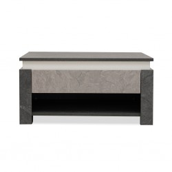 Siena Coffee Table Bright Cement & Dark Cement