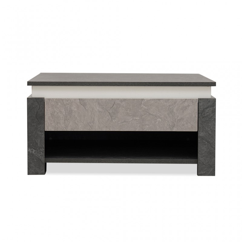 Siena Coffee Table Bright Cement & Dark Cement