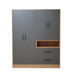 Salvadora Wardrobe 4 Doors In Plywood