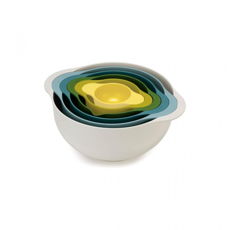 Joseph Joseph Duo 40116-JJ Bowl Opal 6pcs Food Preparation Set "O"