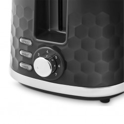 Morphy Richards 220031 Hive 2YW Black 2 Slice Toaster