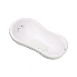 Bath with plug/Anti Slip Mat Stars White