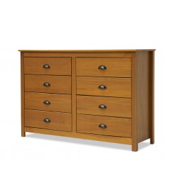 Topazio Chest 8 Drawers Freijo/Solid Wood