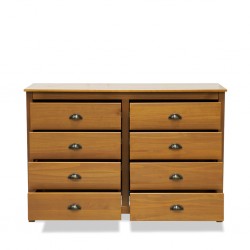 Topazio Chest 8 Drawers Freijo/Solid Wood