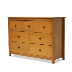 Topazio Chest Of 7 Drawers Freijo/Solid Wood