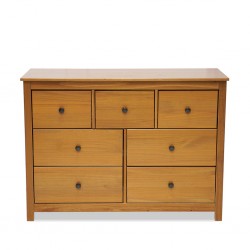 Topazio Chest Of 7 Drawers Freijo/Solid Wood