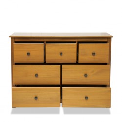 Topazio Chest Of 7 Drawers Freijo/Solid Wood