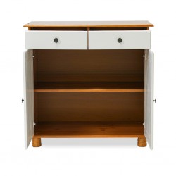 Rubi Buffet 2 Doors & 2 Drawers Teak/Off White