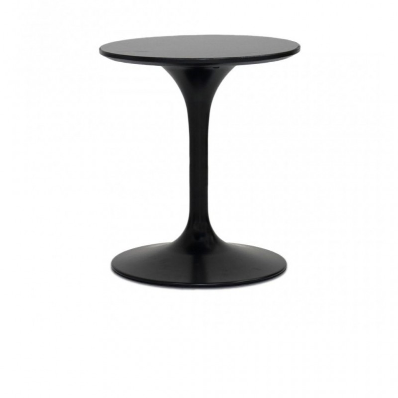 Gladys Side Table Metal & MDF Black