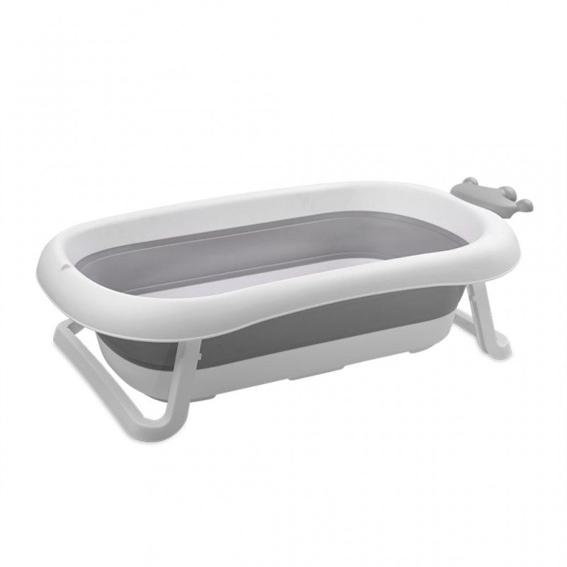 Lorelli Folding Bathtub 83Cm With Plug Royal Grey 10131010003