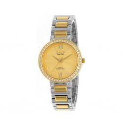 Omax Ladies Watch-STEEL COLOR/GOLD 2N18