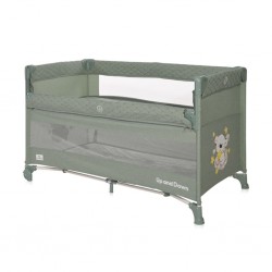 Lorelli Baby Cot Up And Down Iceberg Green Teddy Bear 10080062372