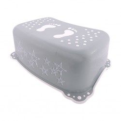 Lorelli Step Stool Little Stars Grey 10131060052