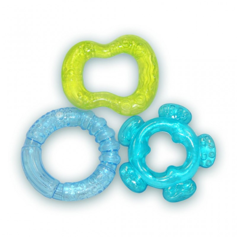 Lorelli Water Filled Teether 3 Pcs Blue & Green 10210380001