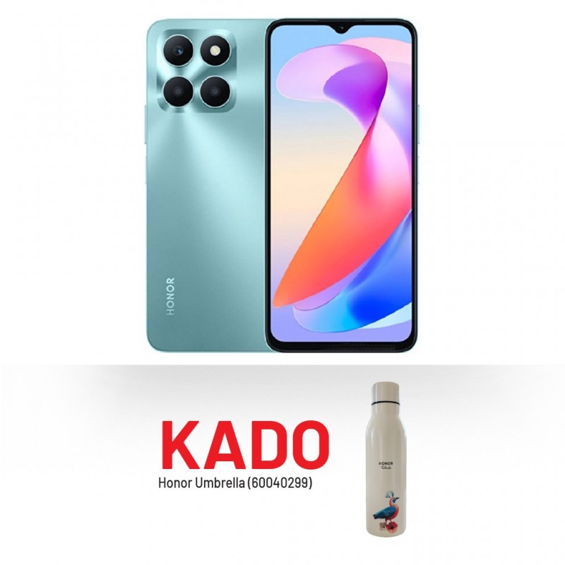 Honor X6A Cyan & Free Honor Water Bottle