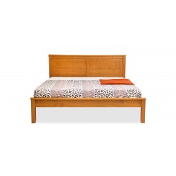 Topazio King Bed 180x200 cm Freijo/Solid Wood