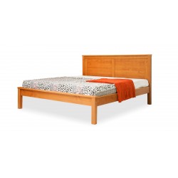 Topazio King Bed 180x200 cm Freijo/Solid Wood