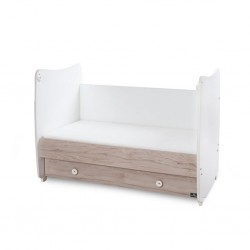 Lorelli Bed Dream 60x120 White Light Oak 10150420045A