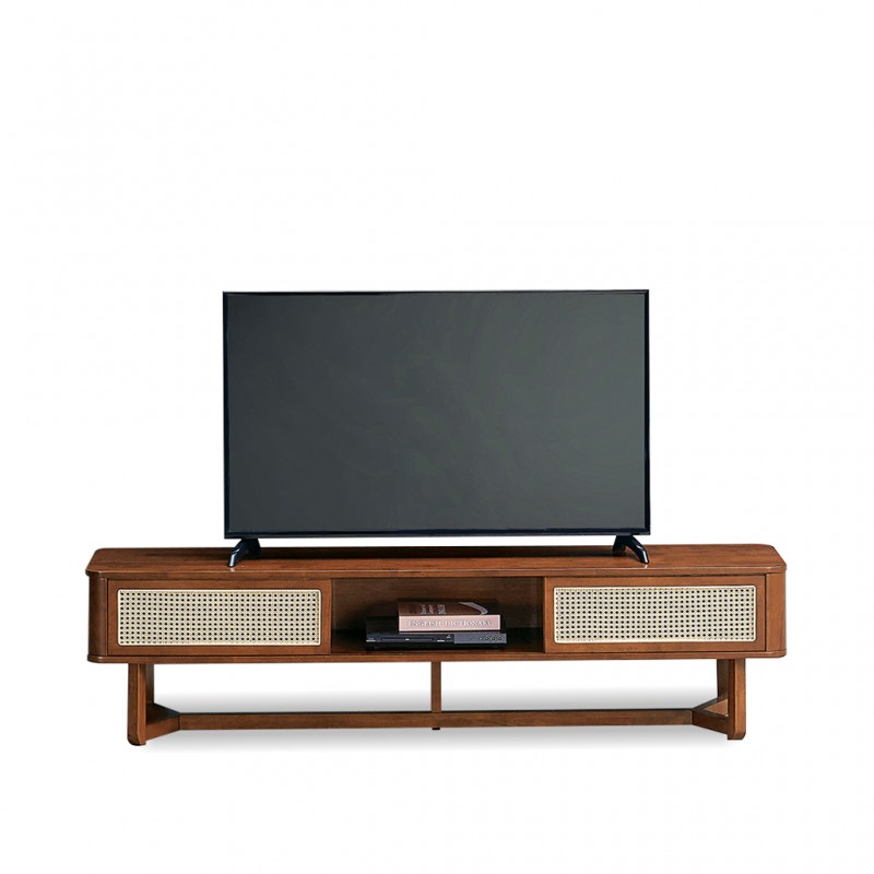 Elsa Low TV Cabinet Walnut