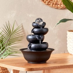 Water Fall Fountain With Round Bottom Resin BT-PQ002