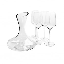 Wine Decanter & 4 Red Wine Glases BT-WD002-5S