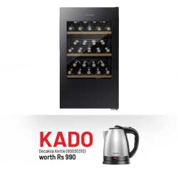 Hisense RW12D4NWG0 Wine Cellar & Free Decakila KEKT031M Kettle