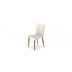 Abbey Table and 6 Chairs Off White & Champagne