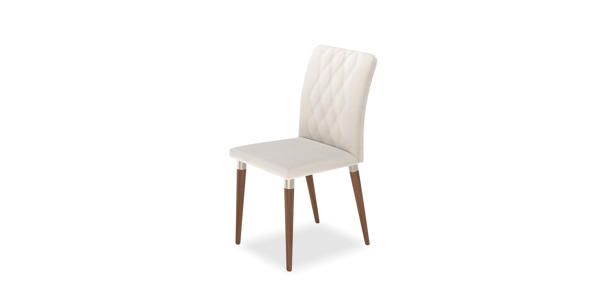 Abbey Table and 6 Chairs Off White & Champagne