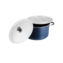 Vinod ZBP32 32cm - 14L Zest Biryani Pot With S/S Lid & Dum Lid - 4mm Non Stick