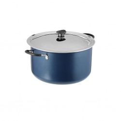 Vinod ZBP32 32cm - 14L Zest Biryani Pot With S/S Lid & Dum Lid - 4mm Non Stick