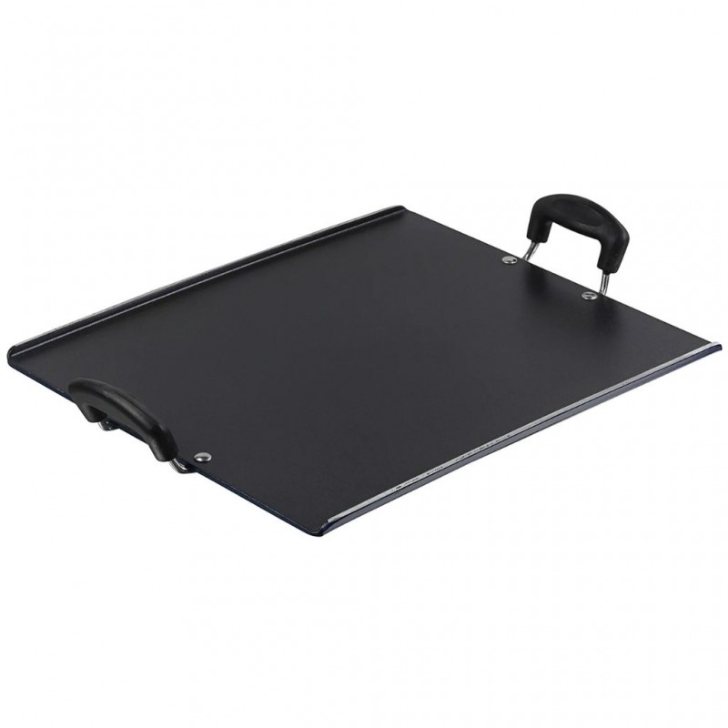 Vinod ZPT32 32cm Square Zest 5mm Non Stick Pathri Tawa