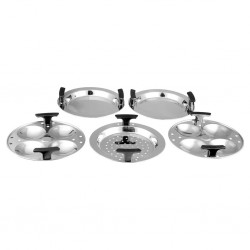 Vinod GZMUKD Gen-Z 5-Plates 19cm Induction Multi Kadai With SS Lid