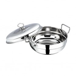 Vinod SSMUKD26 6 Plates 2.5mm Induction Multi Kadai With SS Lid