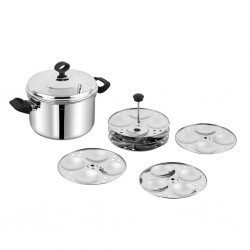 Vinod IDC6 6pcs Induction Idli Cooker With SS Lid