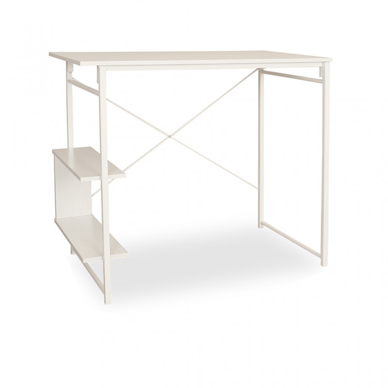 Argola Metal Flip Desk White