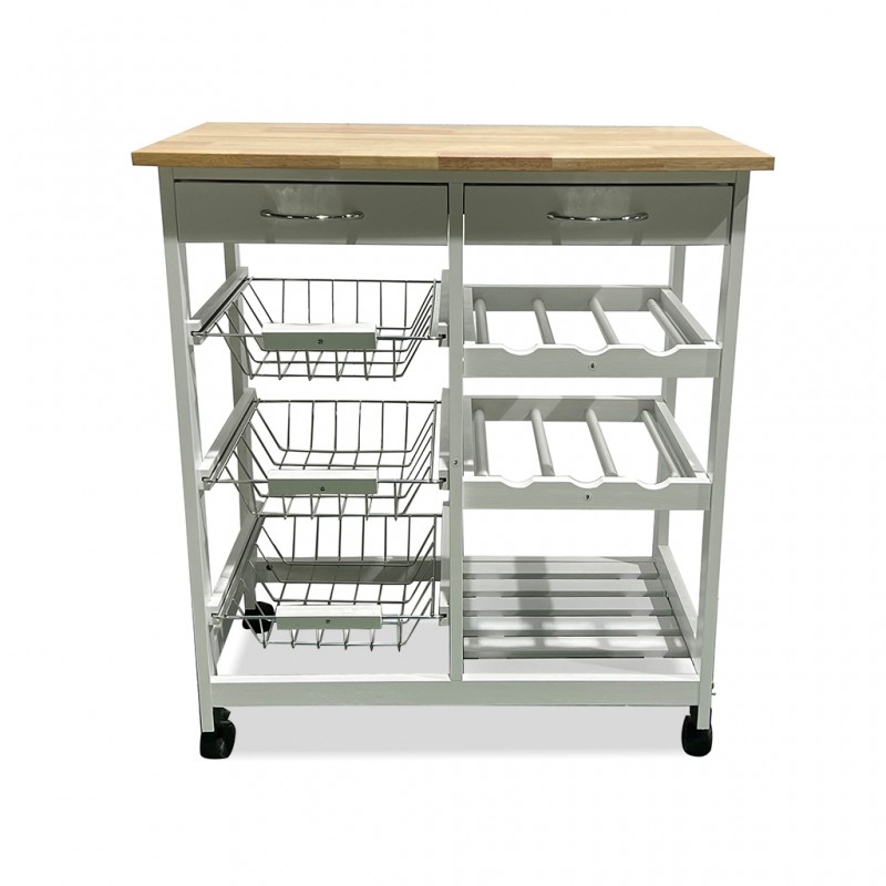 Maryland Kitchen Island Cart Trolley