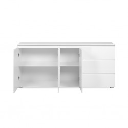 Capetown Sideboard 3Drs And 3Drws White High Gloss