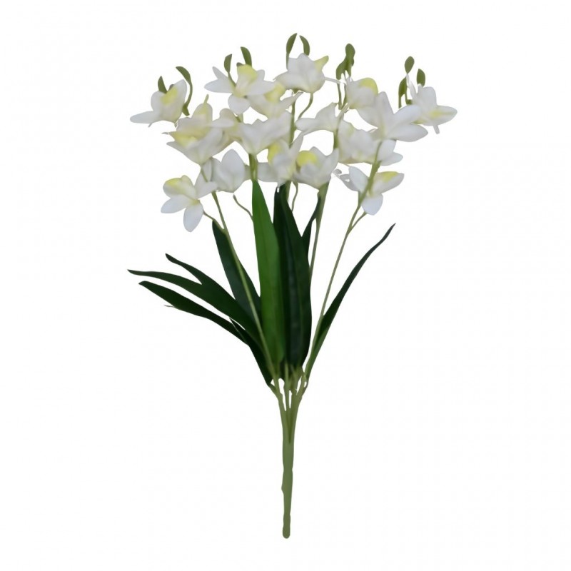 Artificial Flower White 58 cm CM246104